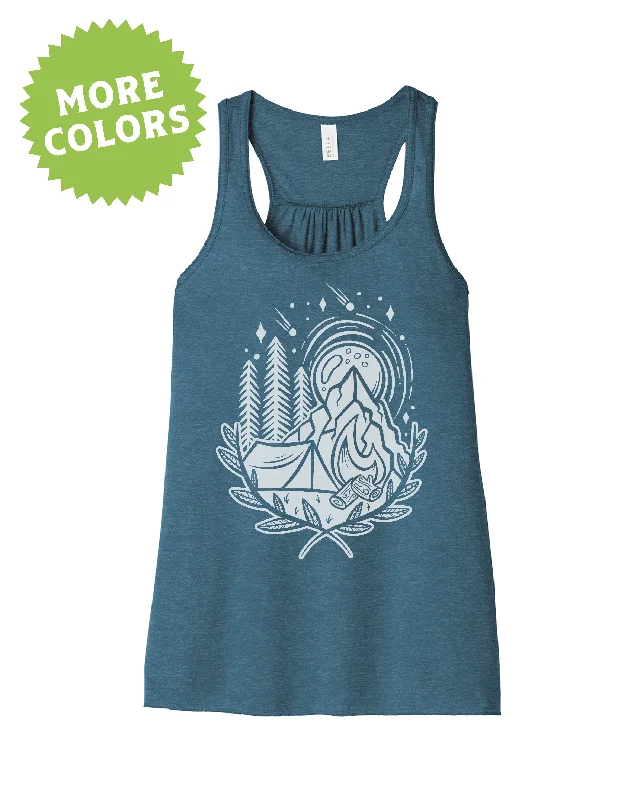 Campout · Racerback Tank print tank top