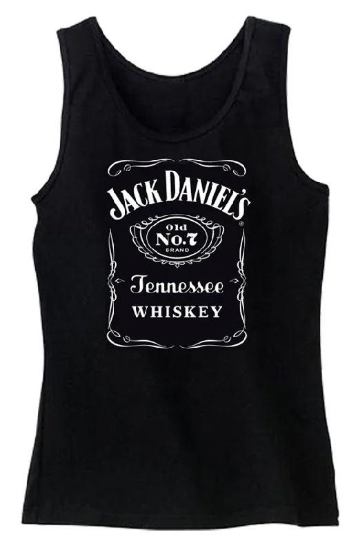 Ely & Walker Women's Jack Daniels Old No. 7 Tank Top silver tank top