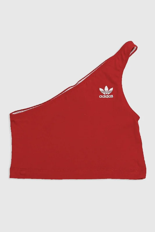 Rework Adidas One Shoulder Tank - S long tank top