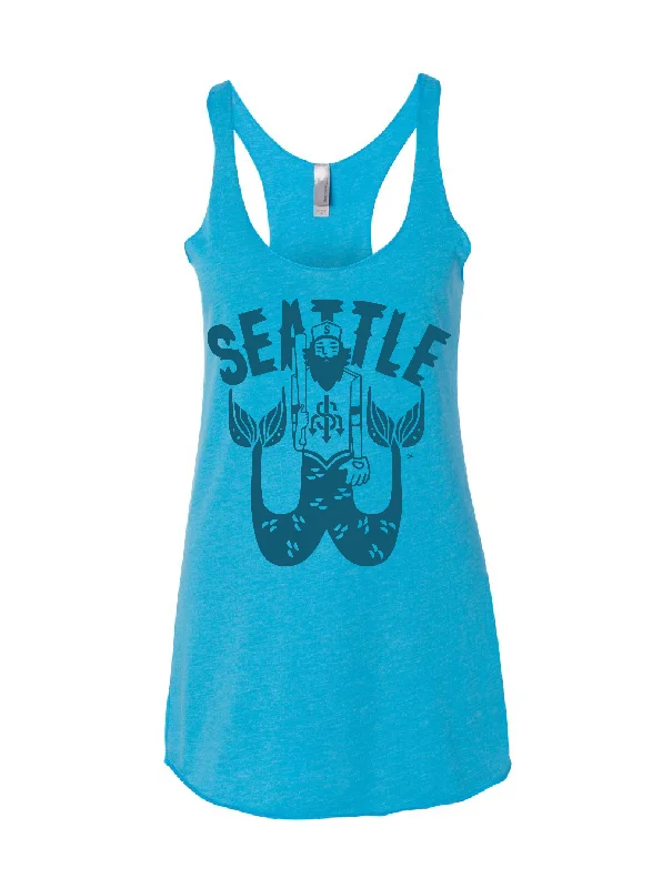 Seattle Triton · Racerback Tank vibrant tank top