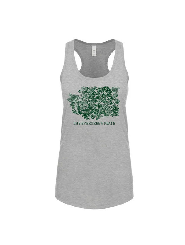 Evergreen · Racerback Tank striped tank top