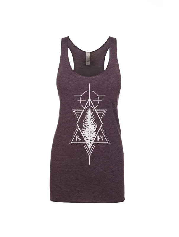 NW Tree · Racerback Tank v-neck tank top