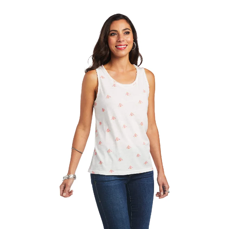 Ariat Women's Bulb Babe Tank coral tank top