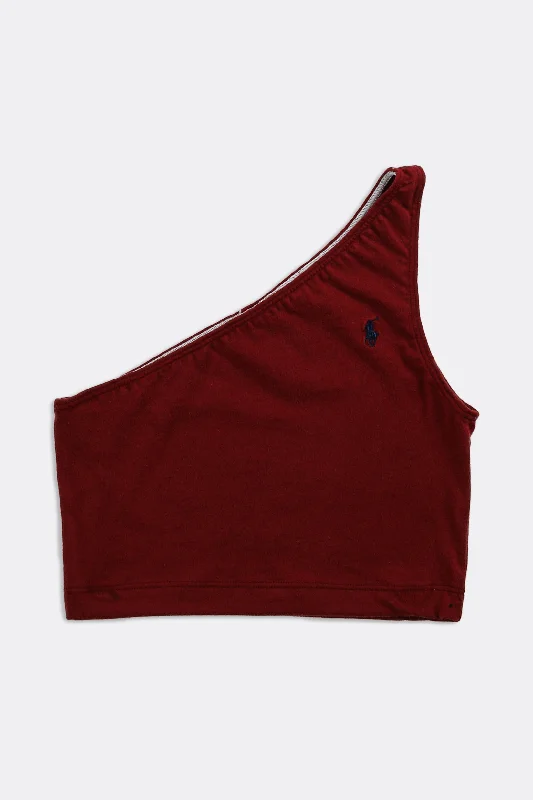 Rework One Shoulder Tank - XS cutout tank top