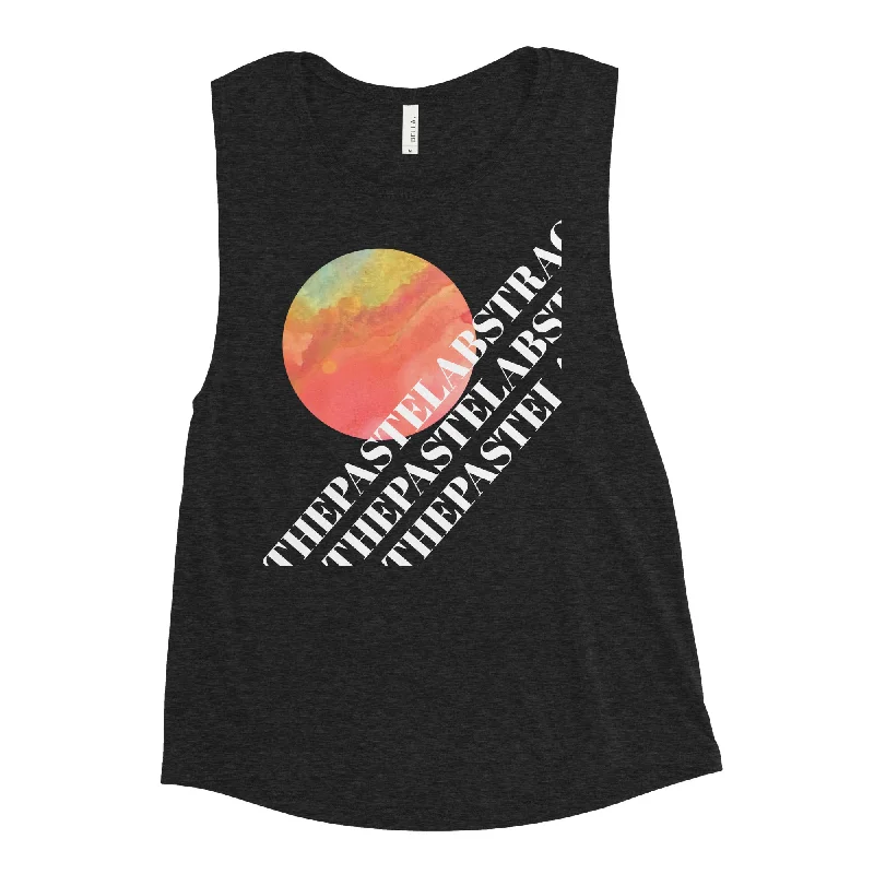 Work out tank, logo one shoulder tank