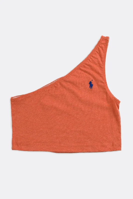 Rework One Shoulder Tank - M cropped tank top