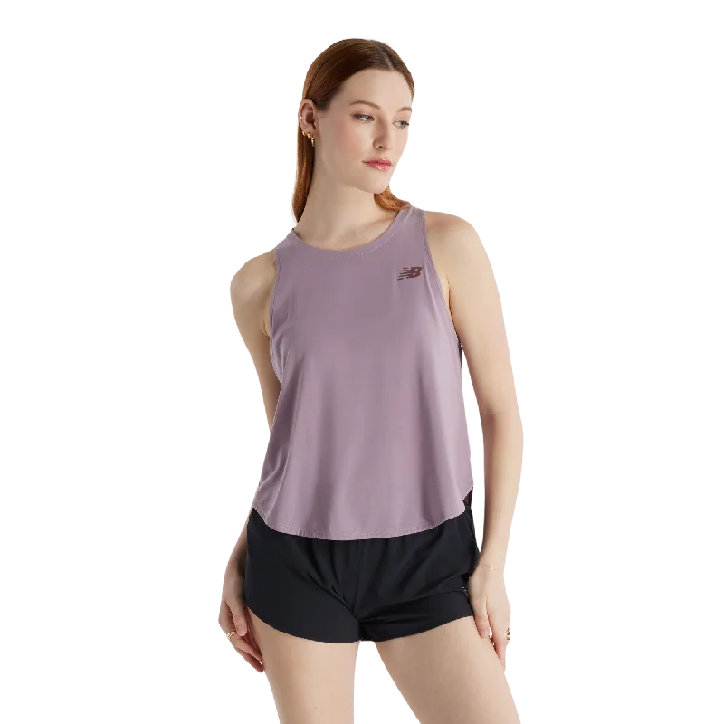 New Balance Drapey Jersey Womens Tank modal blend tank