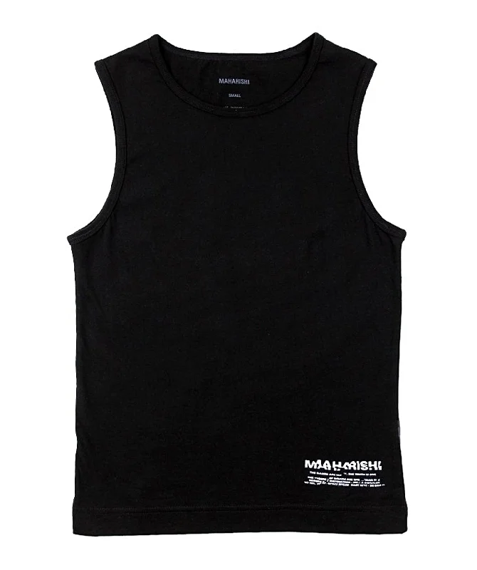 Shattered Miltype Cotton Tank black tank top