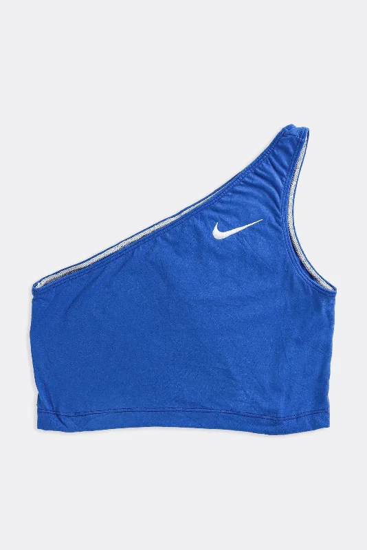 Rework Nike One Shoulder Tank - L lightweight tank top