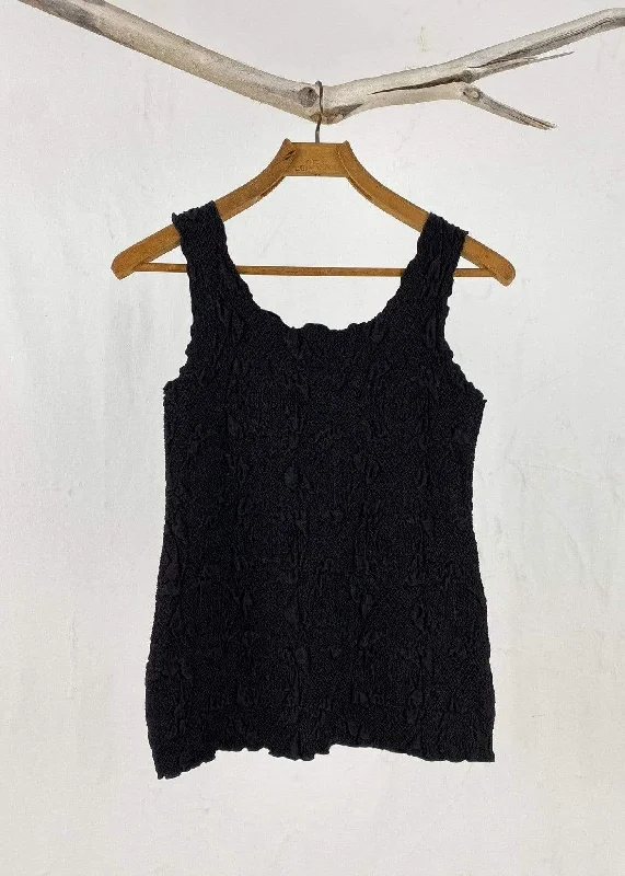 Black Lyrac Charming Tank seamless tank top