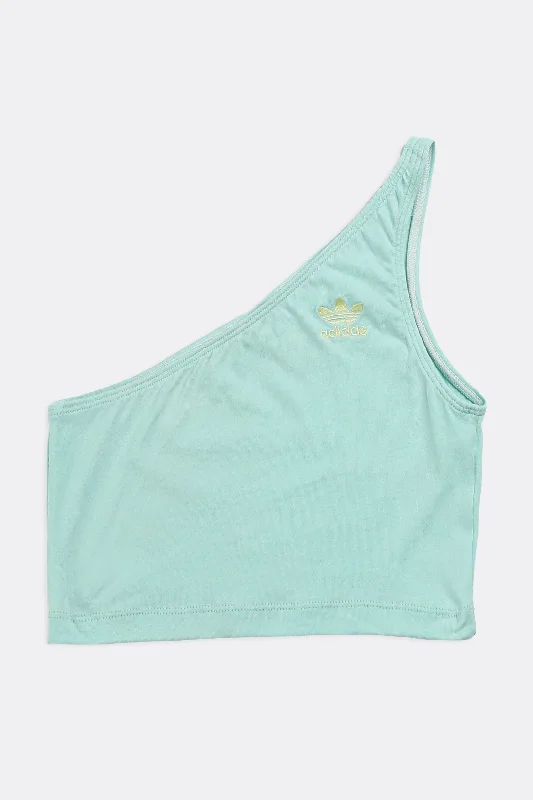 Rework Adidas One Shoulder Tank - XS off shoulder tank