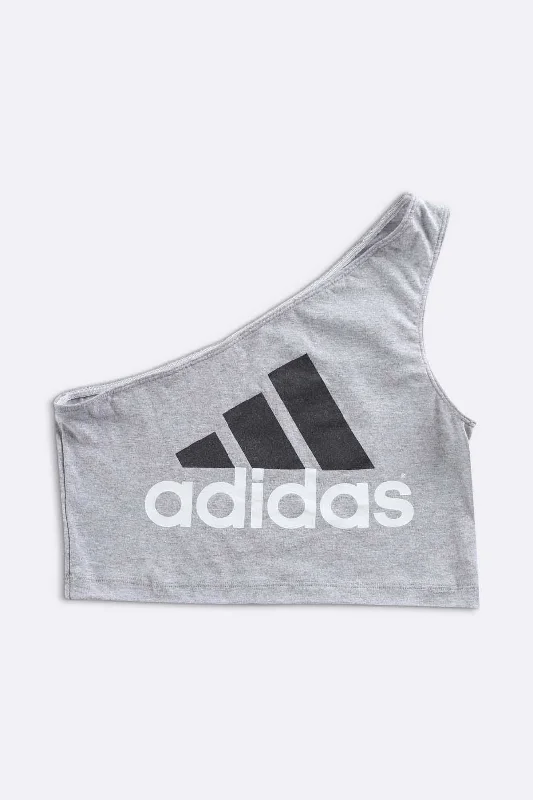 Rework Adidas One Shoulder Tank - XL cozy tank top