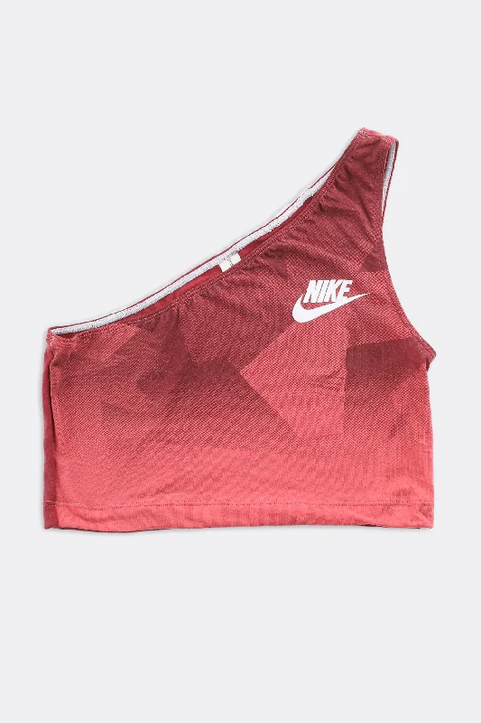 Rework Nike One Shoulder Tank - M sleep tank top