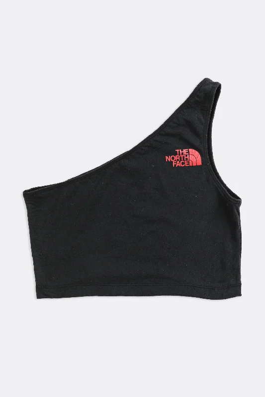 Rework North Face One Shoulder Tank - L crew neck tank