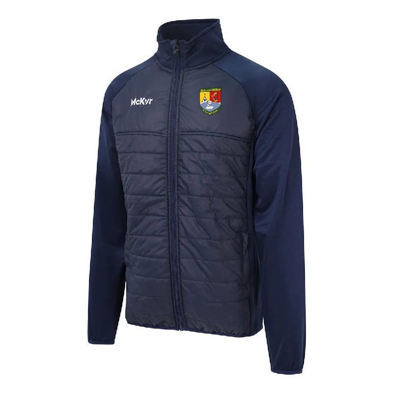 Mc Keever Carbery Rangers Core 22 Hybrid Jacket - Adult - Navy Hoodie Zip-Up Jacket Button-Up Jacket