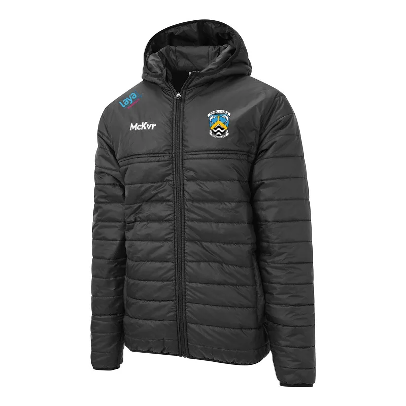 Mc Keever Fermoy GAA Core 22 Puffa Jacket - Adult - Black Rayon Jacket Velvet Jacket Corduroy Jacket