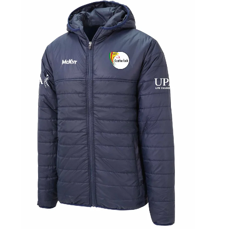 Mc Keever Carlow LGFA Core 22 Puffa Jacket - Adult - Navy Cotton Jacket Linen Jacket Terry Jacket