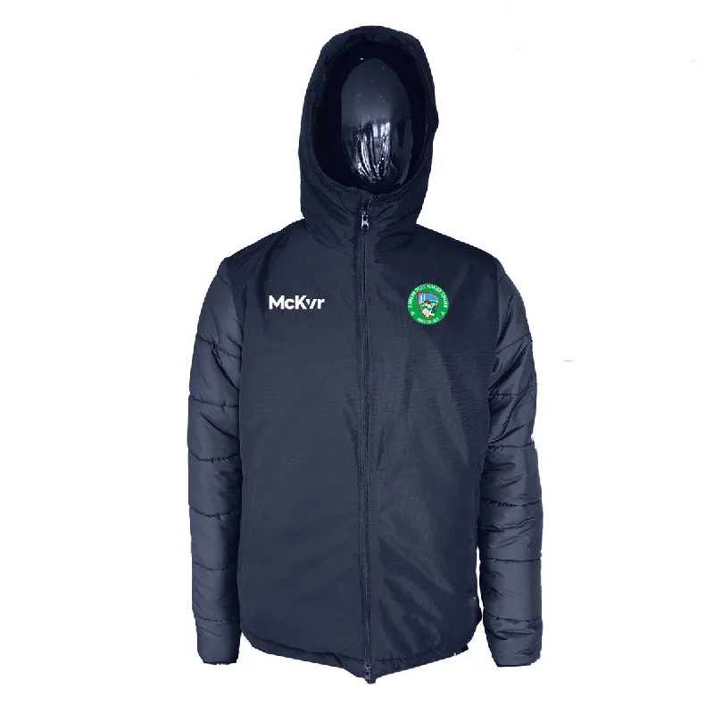 Mc Keever Moycullen GAA Core 22 Stadium Jacket - Adult - Navy Notch Collar Jacket Peter Pan Collar Jacket Cowl Neck Jacket