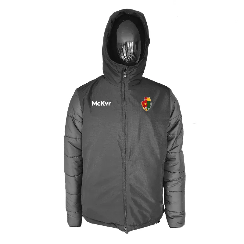 Mc Keever Saigon Gaels Core 22 Stadium Jacket - Adult - Black V-Neck Jacket Boat Neck Jacket Square Neck Jacket