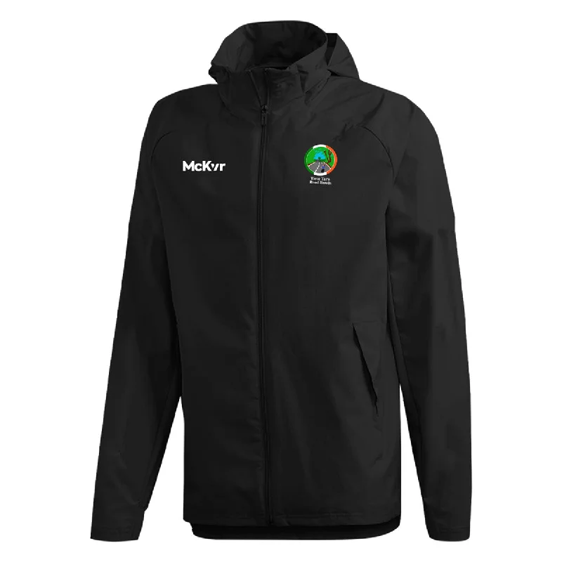 Mc Keever Tieve Tara Road Bowls Core 22 Rain Jacket - Adult - Black Hoodie Zip-Up Jacket Button-Up Jacket