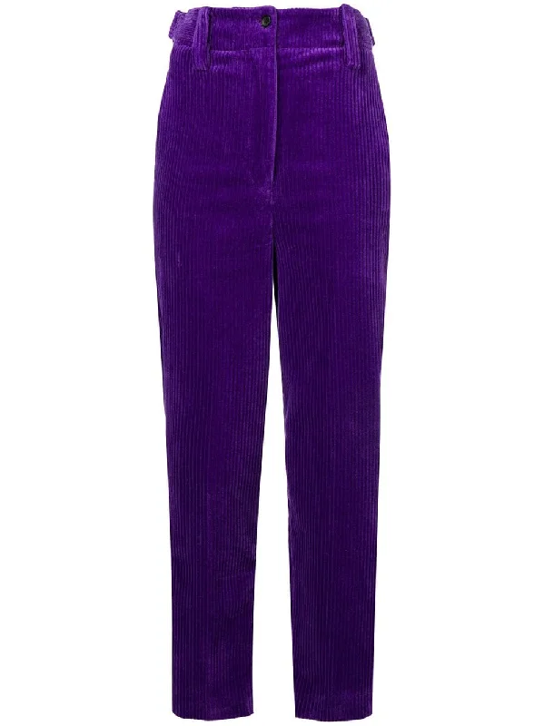 high-waisted corduroy trousers Trousers New Arrival