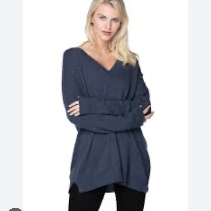 CC cashmere double v neck pullover  no Turtleneck Warm Pullover