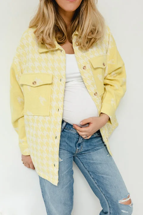 Hannah Jacket Ballad Lemonade Collared Jacket Crew Neck Jacket Turtle Neck Jacket