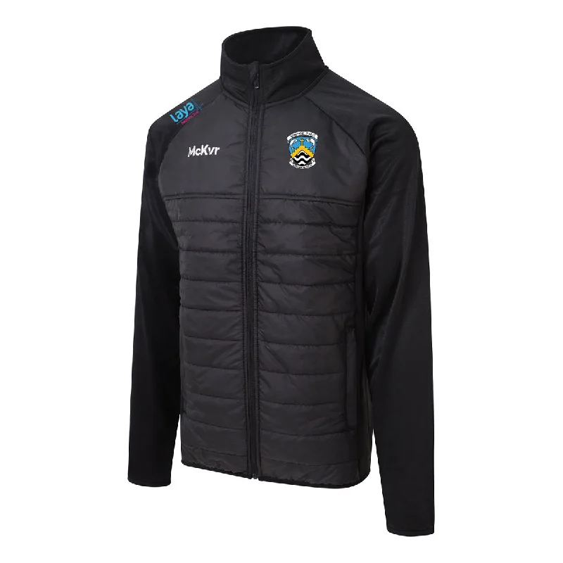 Mc Keever Fermoy GAA Core 22 Hybrid Jacket - Adult - Black Chenille Jacket Brocade Jacket Lace Jacket