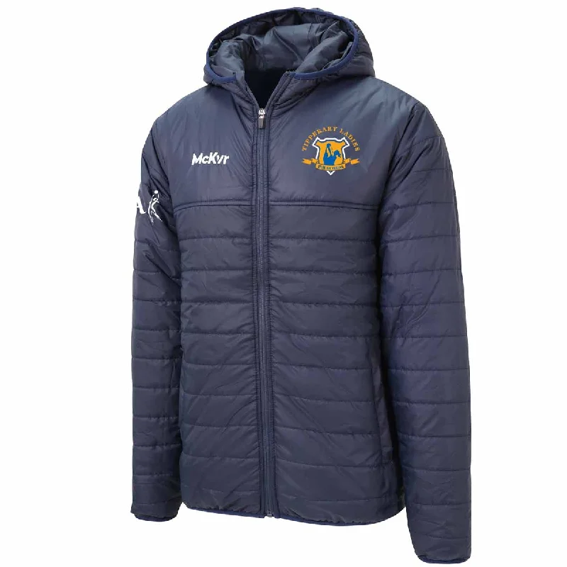 Mc Keever Tipperary Ladies LGFA Core 22 Puffa Jacket - Adult - Navy Satin Jacket Silk Jacket Chiffon Jacket