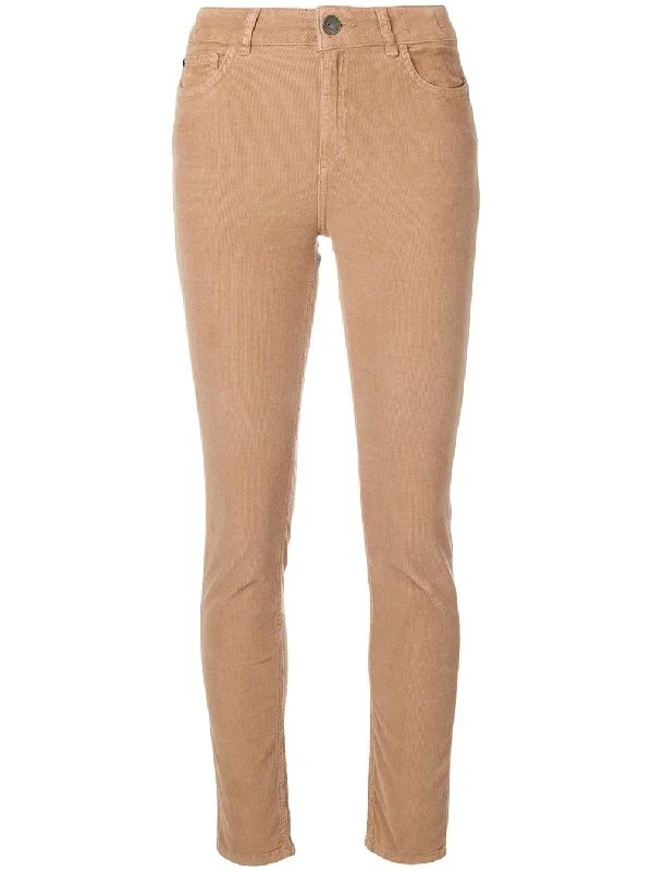 skinny corduroy trousers Trousers fashionable chic