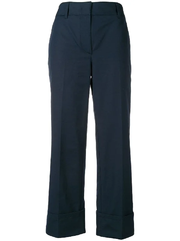 turn-up hem trousers Trousers Winter Warm