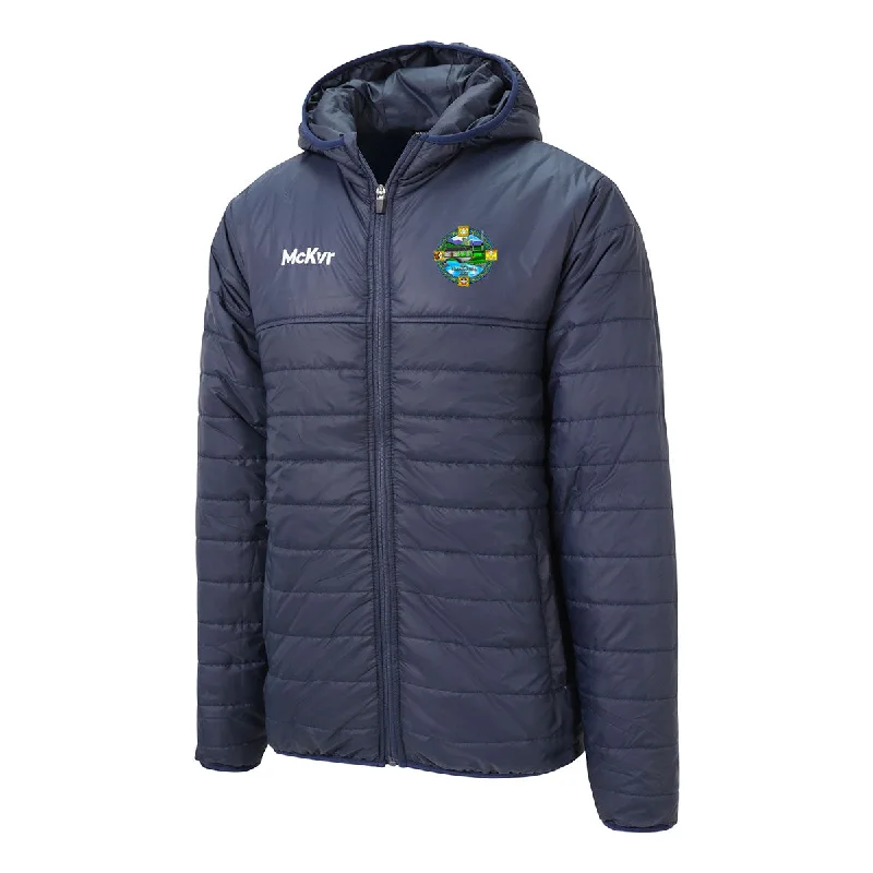 Mc Keever Glenflesk GAA Core 22 Puffa Jacket - Adult - Navy Satin Jacket Silk Jacket Chiffon Jacket