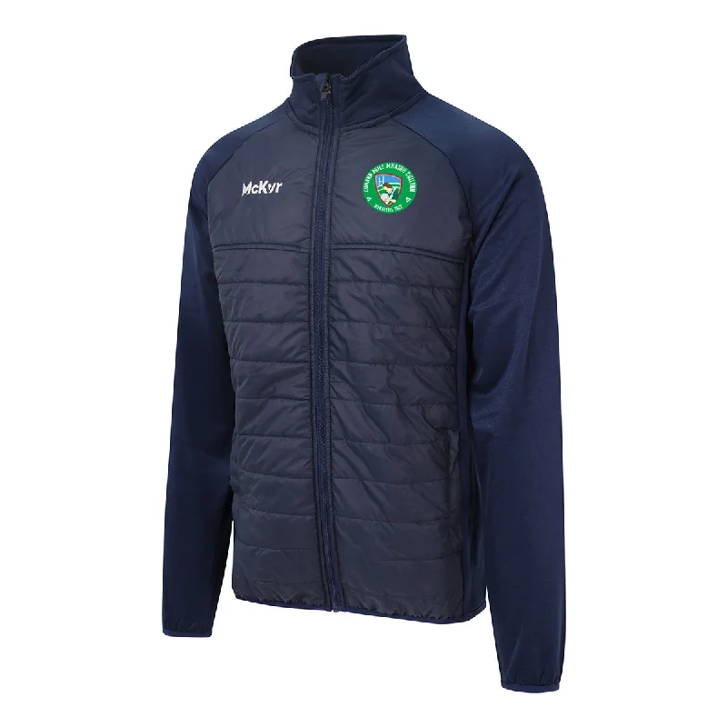 Mc Keever Moycullen GAA Core 22 Hybrid Jacket - Adult - Navy Elasticated Jacket Padded Jacket Insulated Jacket