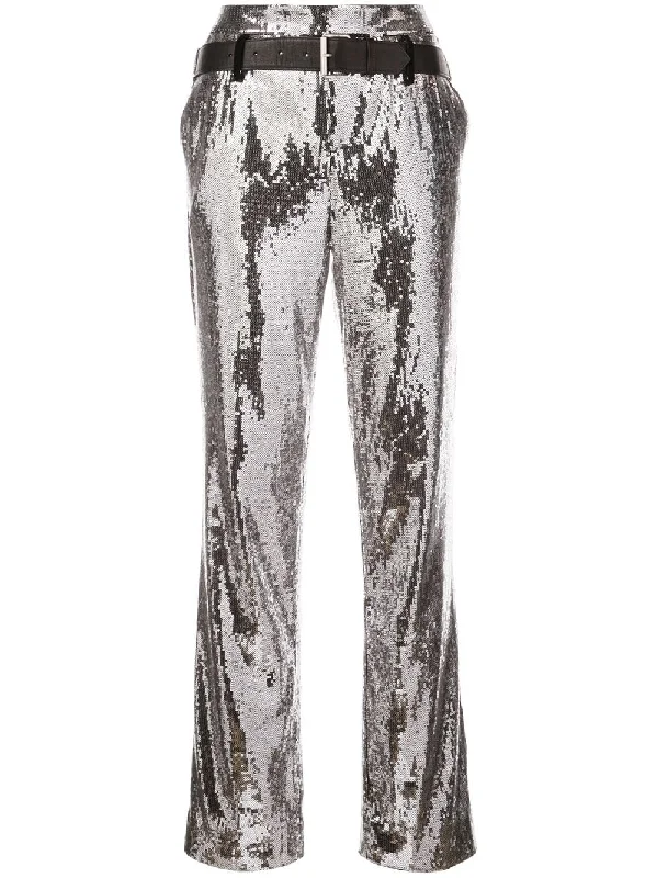 Dillon sequin trousers Trousers Silk Elegant