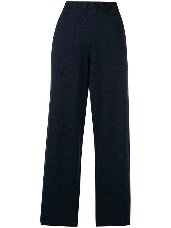 knitted flared trousers Trousers Seasonal Trendy