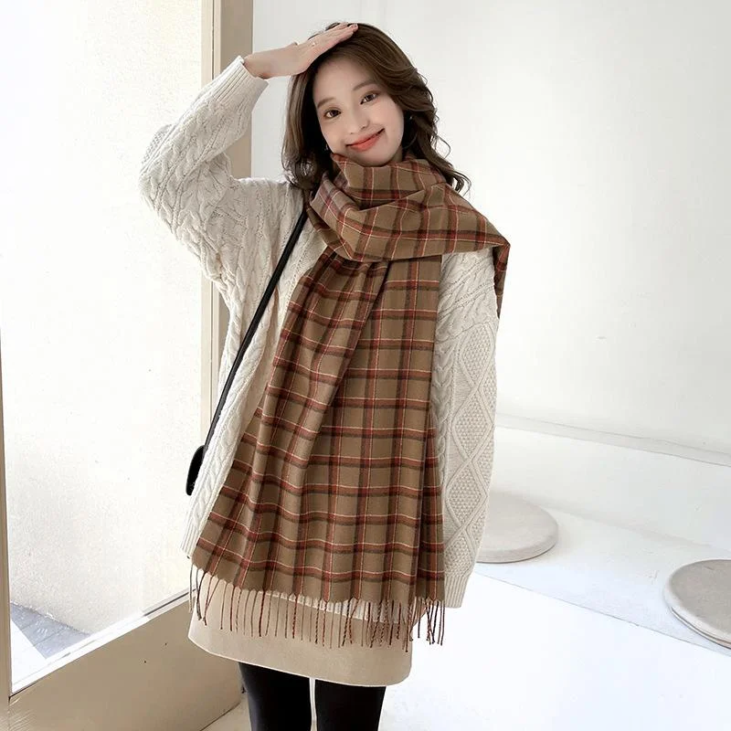 Cashmere scarf warm long sweet shawl Casual Cotton Shawl