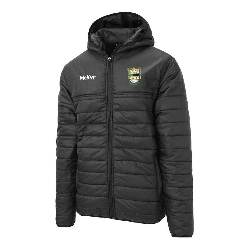 Mc Keever An Riocht GFC Core 22 Puffa Jacket - Adult - Black Front Pockets Side Pockets Patch Pockets