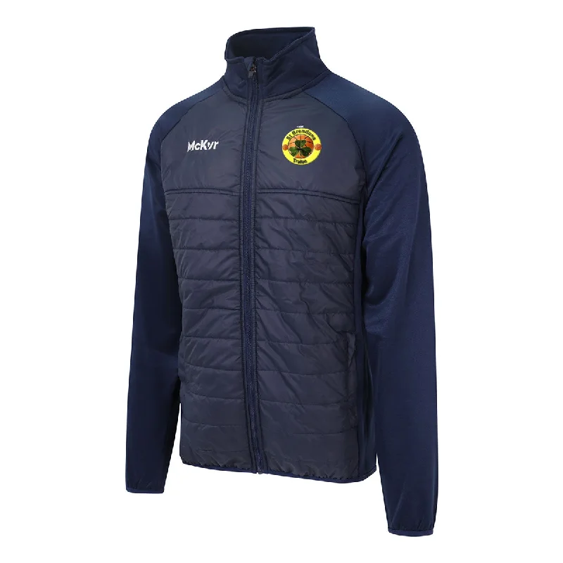 Mc Keever St Brendans Basketball Core 22 Hybrid Jacket - Adult - Navy Fitted Jacket Loose Jacket Oversized Jacket