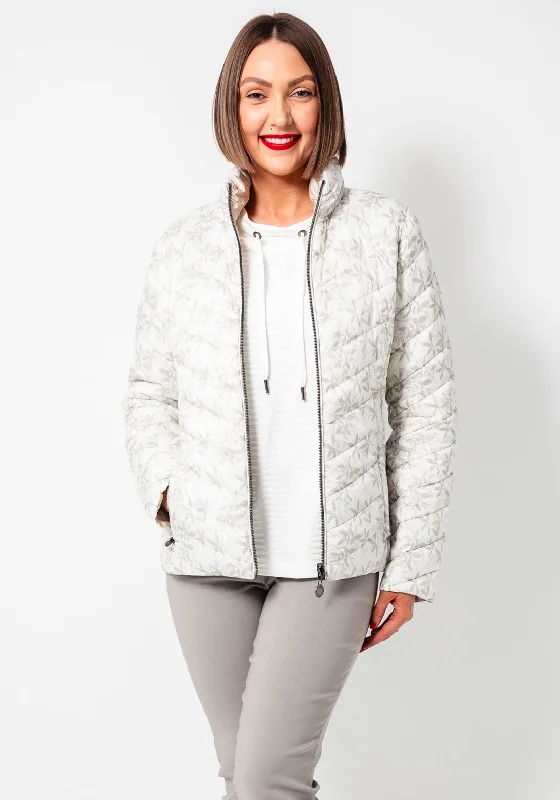 Frandsen Reversible Padded Jacket, Cream Tailored Jacket Straight Jacket A-Line Jacket