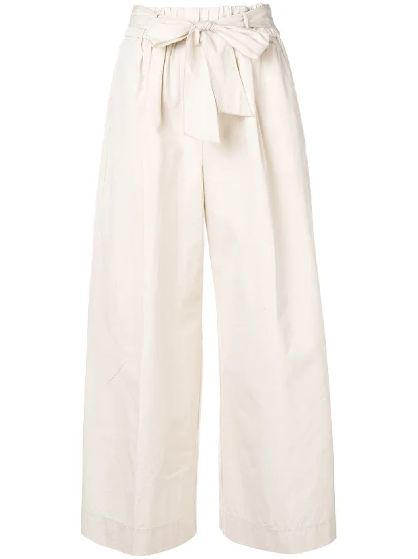 classic cropped paper bag trousers Trousers Seasonal Trendy