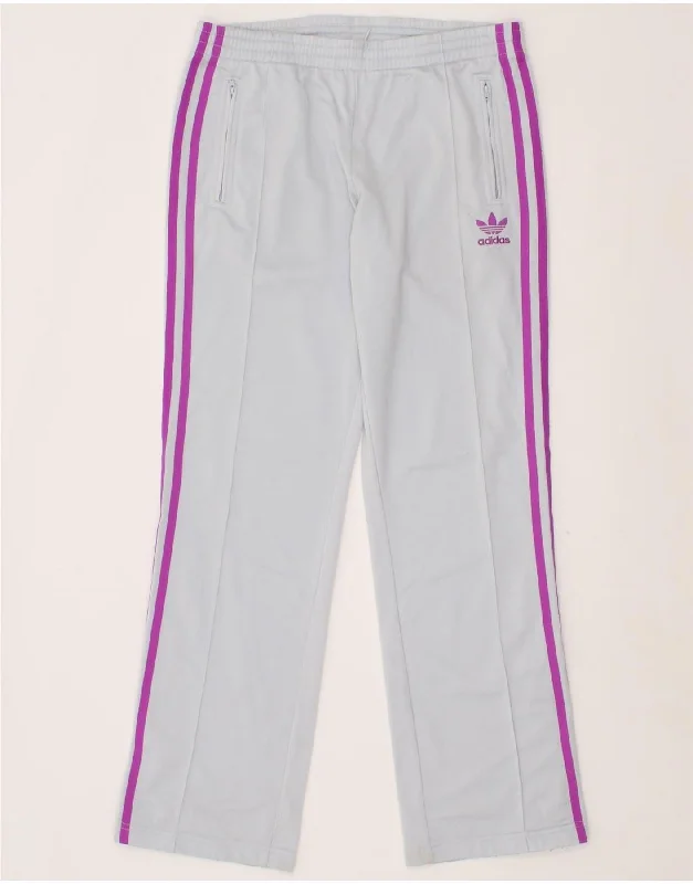 ADIDAS Womens Tracksuit Trousers EU 36 Small Blue Polyester Trousers versatile functional