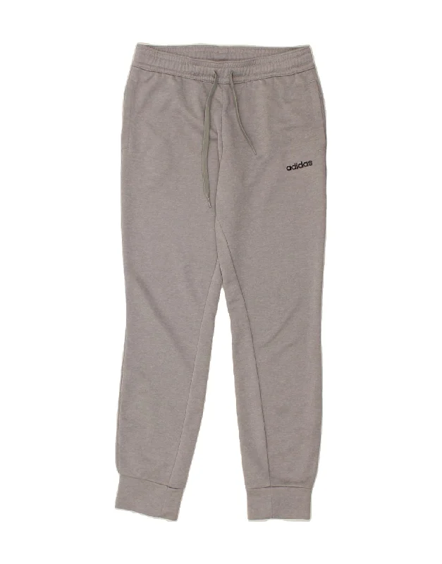 ADIDAS Womens Tracksuit Trousers Joggers UK 8/10 Small Grey Polyester Trousers Timeless Classic