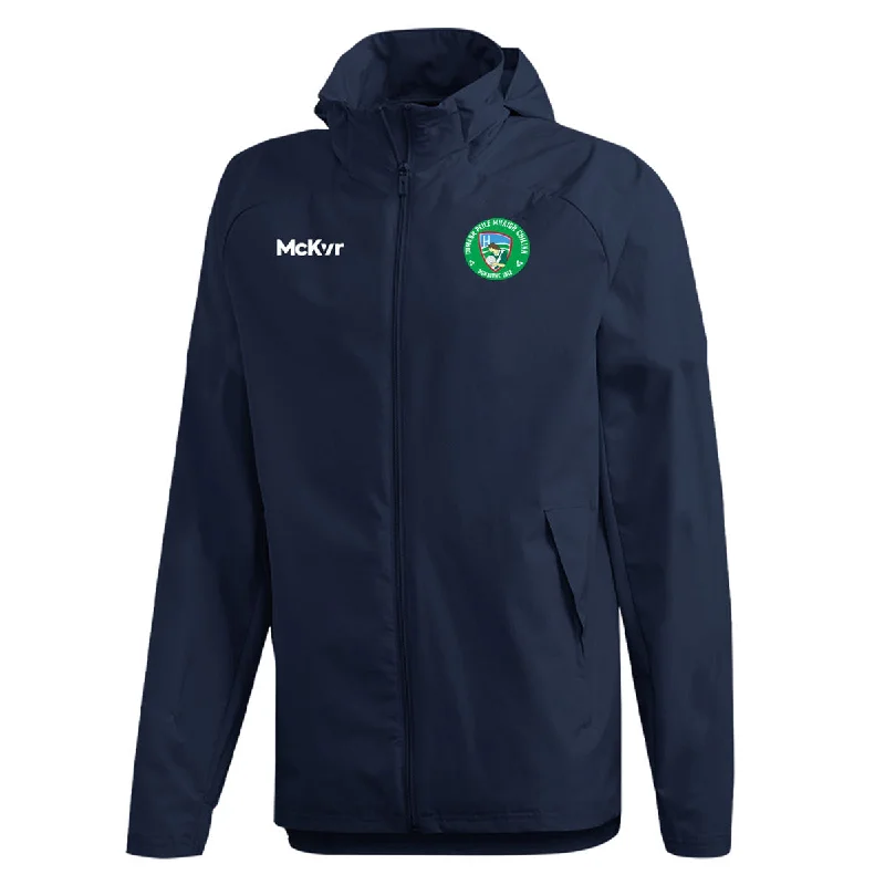 Mc Keever Moycullen GAA Core 22 Rain Jacket - Adult - Navy Zippered Jacket Buttoned Jacket Snapped Jacket