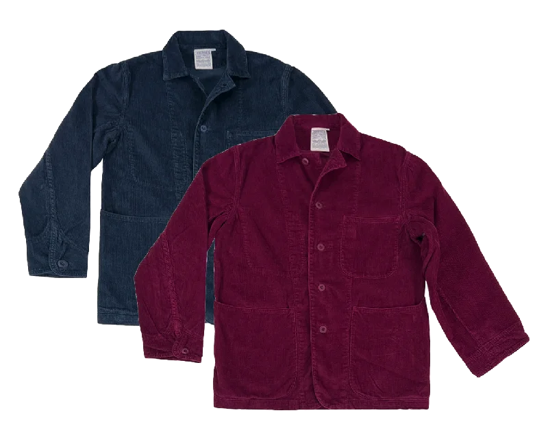 Jungmaven | Tour Jacket | Burgundy or Navy Print Jacket Jacquard Jacket Patchwork Jacket