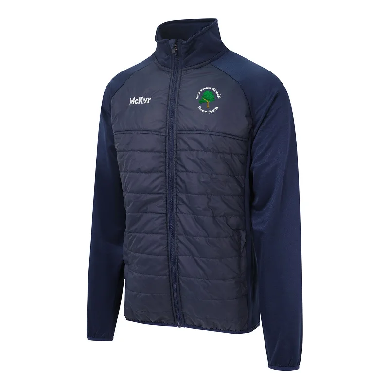 Mc Keever St. Michael's N.S Core 22 Hybrid Jacket - Adult - Navy Knit Fabric Woven Fabric Fleece Fabric