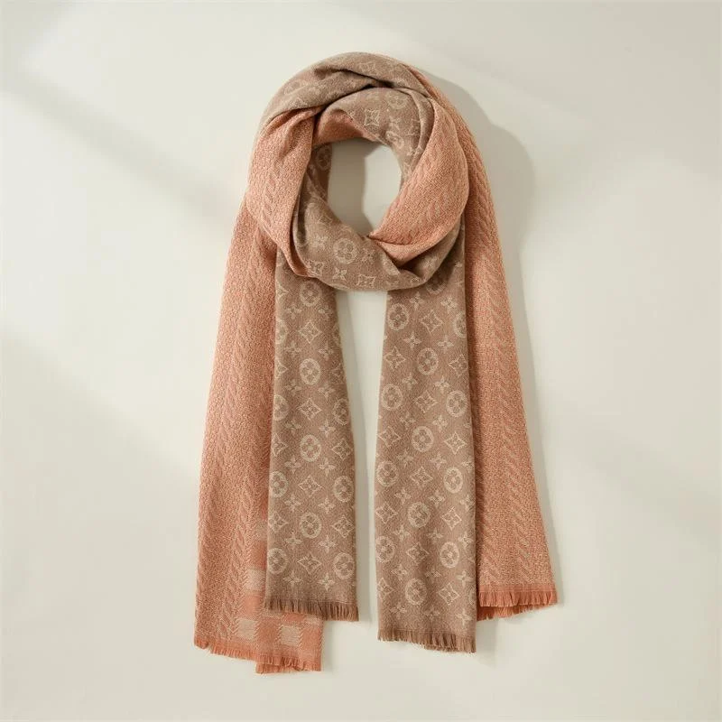 Sweet Cashmere Scarf Warm Shawl Printed Scarf Stylish Cashmere Shawl Wrap