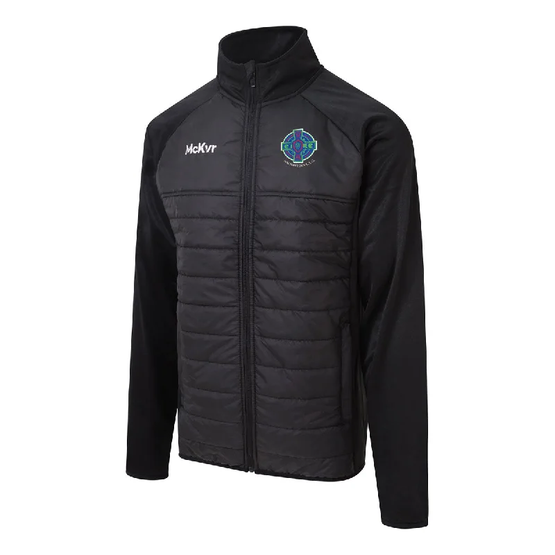 Mc Keever Naomh Eoin CLG Core 22 Hybrid Jacket - Adult - Black Jersey Jacket Tulle Jacket Batik Jacket