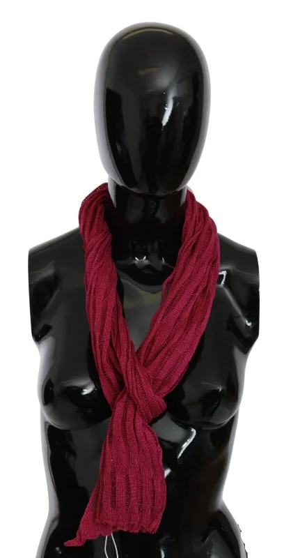 Bordeaux Elegance Foulard Shawl Scarf Luxurious Cashmere Shawl Wrap