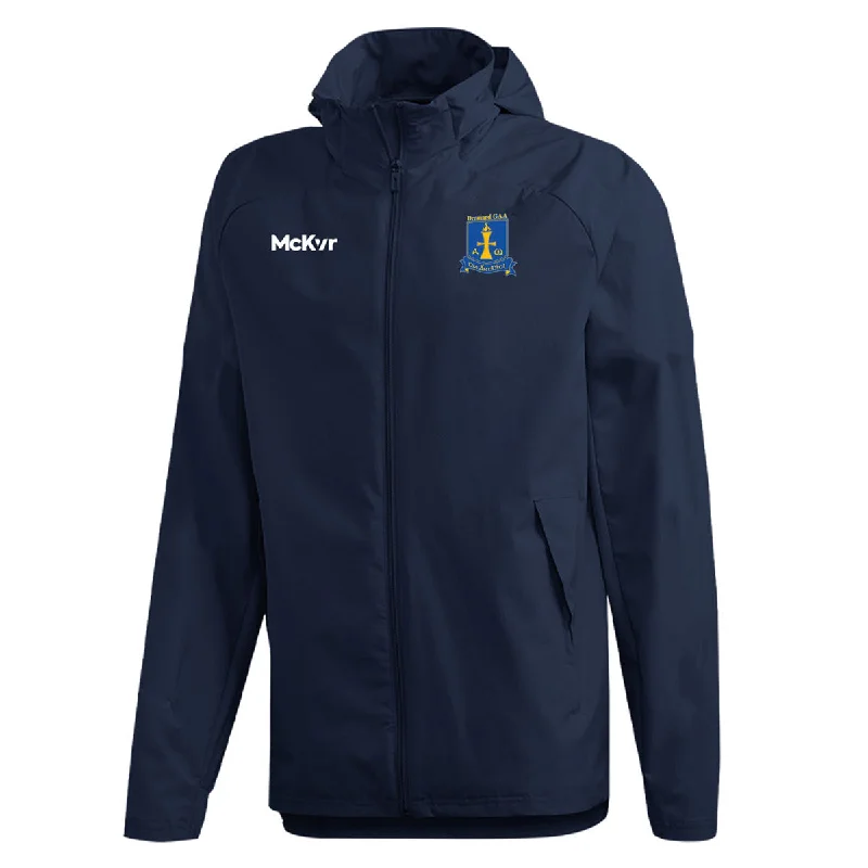 Mc Keever Dromard GAA Core 22 Rain Jacket - Adult - Navy Fleece Fabric Down Fabric Feather Fabric