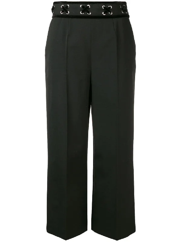 cropped high rise trousers Trousers Recommended Stylist